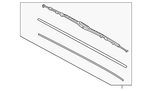 Windshield Wiper Blade - Kia (00009-ADU26KA)