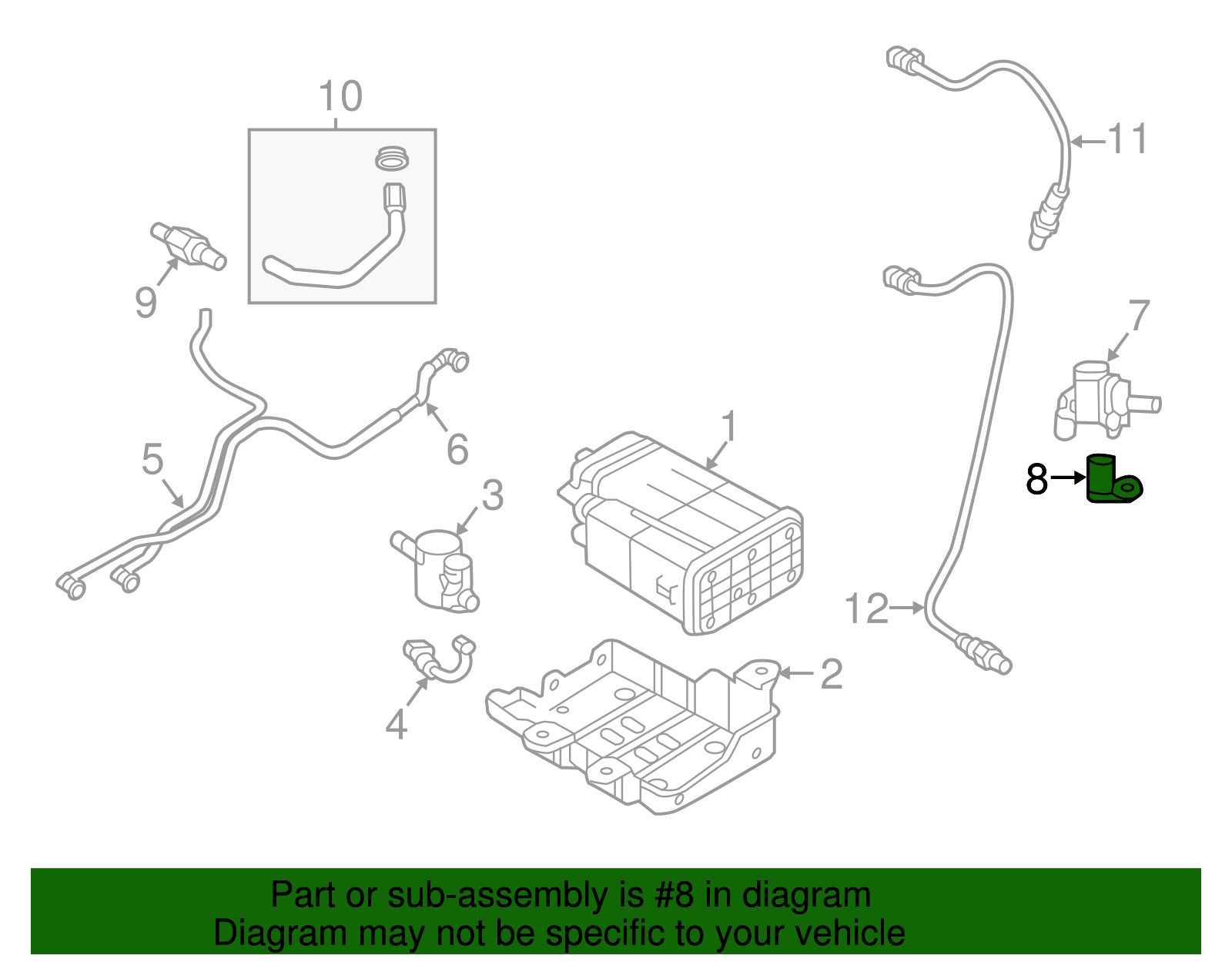 Purge Valve Bracket - Kia (28911-3C500)