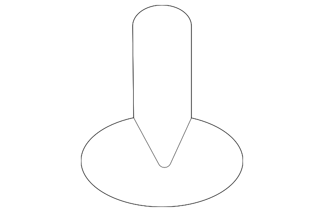 Deflector Screw - Kia (12493 04147E)
