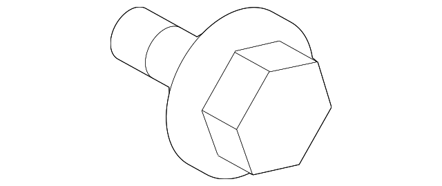 Fuel Door Bolt - Kia (11250-06146B)