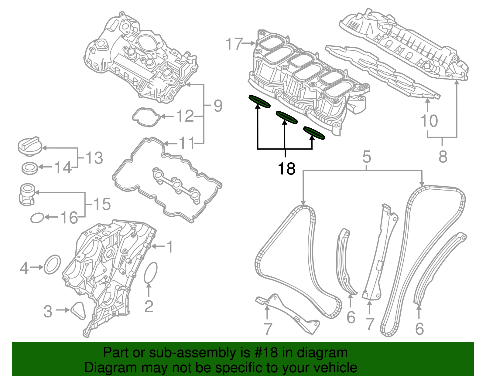 Plenum Gasket - Kia (29215-3CFA1)