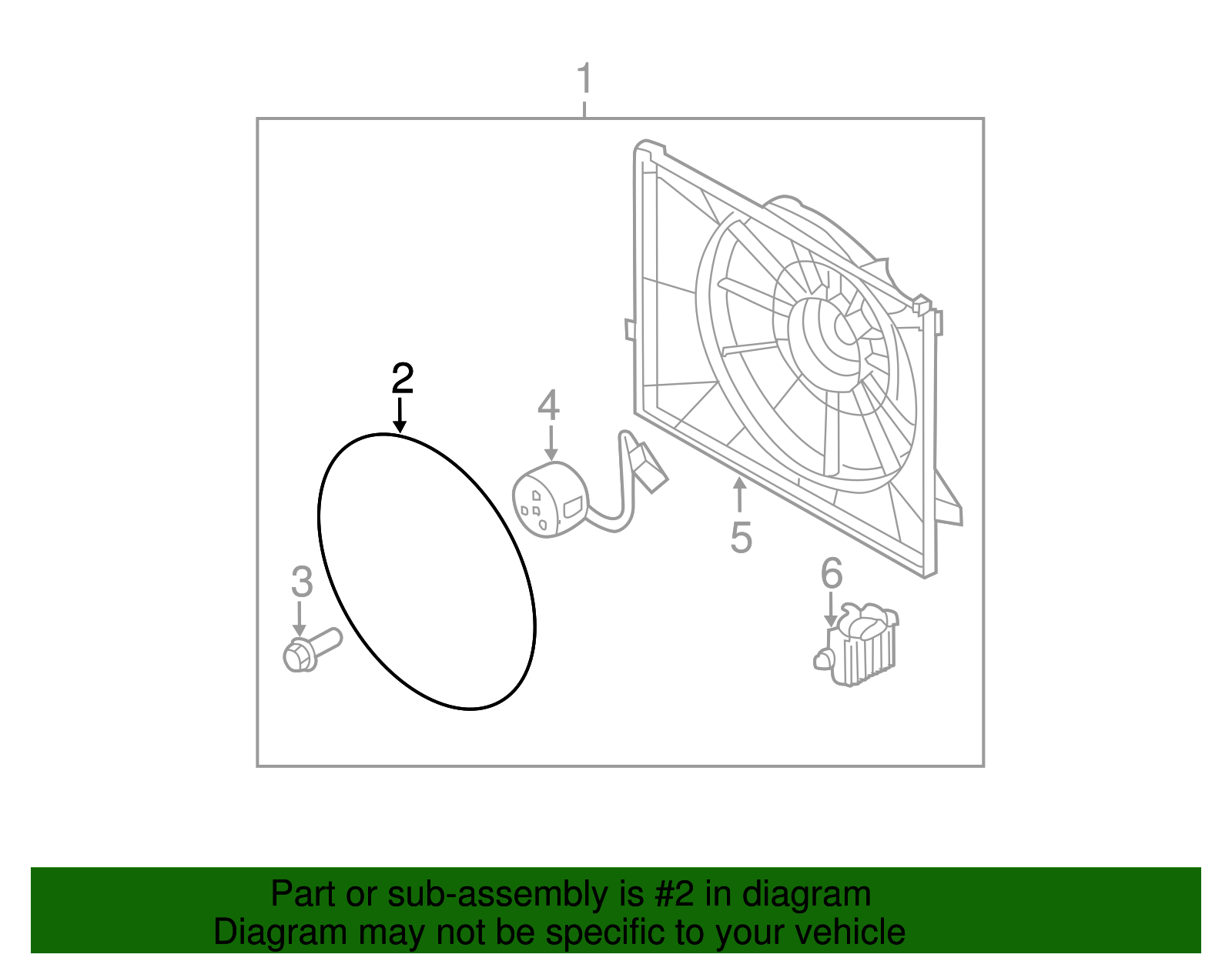 Fan Blade - Kia (25231-3K460)