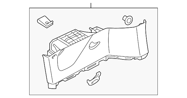 Upper Quarter Trim - Kia (85860-B2100BF3)