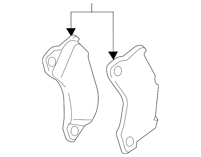 1 Set Of Brake Pads - Porsche (95B-698-151-AM)
