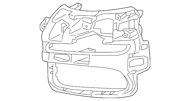 Turn Signal Light Assembly Bracket - Porsche (970-505-664-00-1E0)