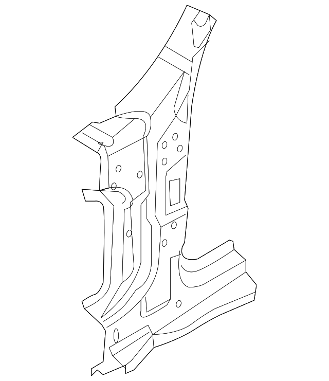 Hinge Pillar - Porsche (970-502-136-04-GRV)