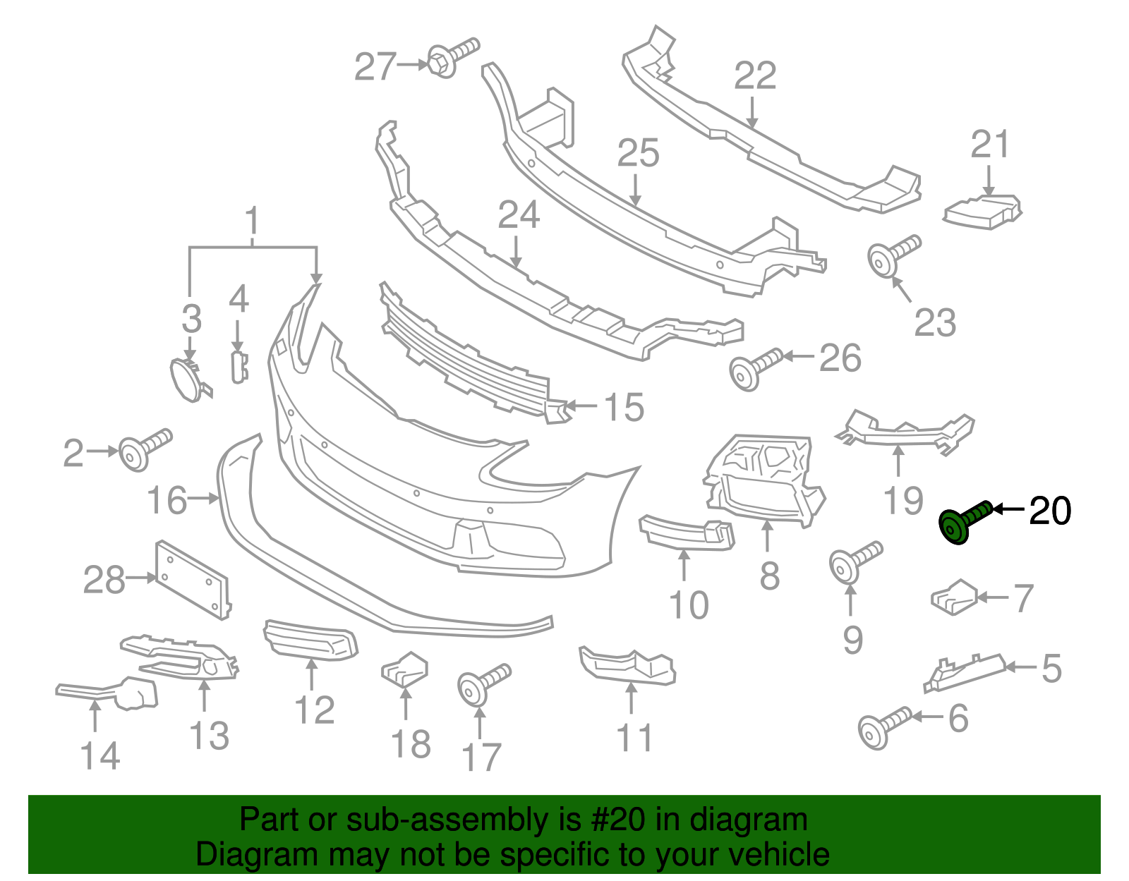 Headlamp Bracket Screw - Porsche (9A7-911-669-01)