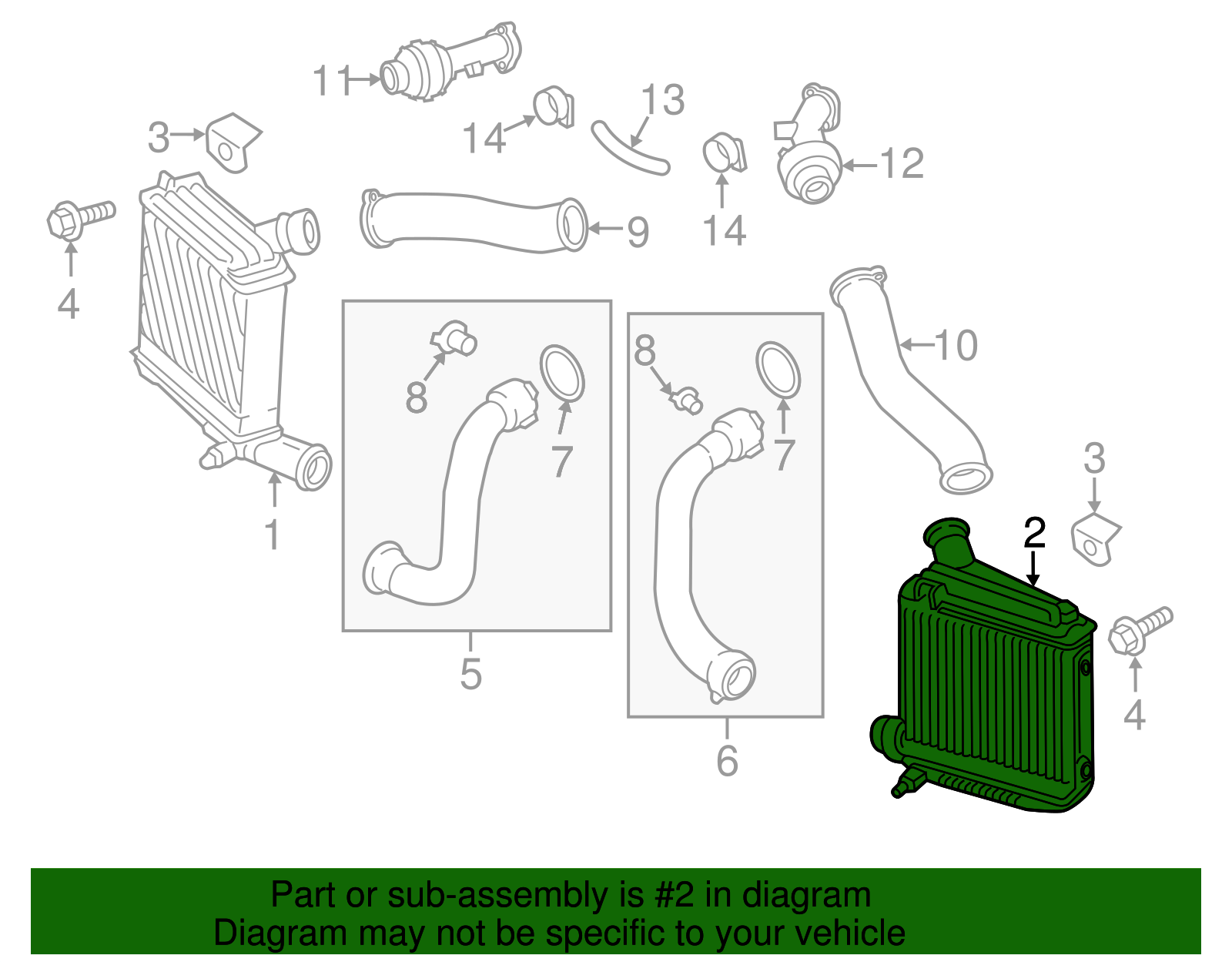 Inter-Cooler - Porsche (971-145-803-H)