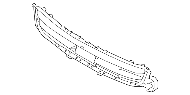 Lower Grille - Porsche (970-505-541-11-1E0)