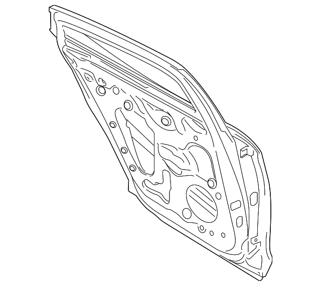 Door Shell - Porsche (971-833-022-BY-GRV)