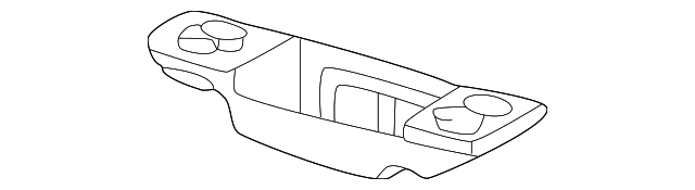 Console Compartment - Porsche (996-552-095-02-P13)