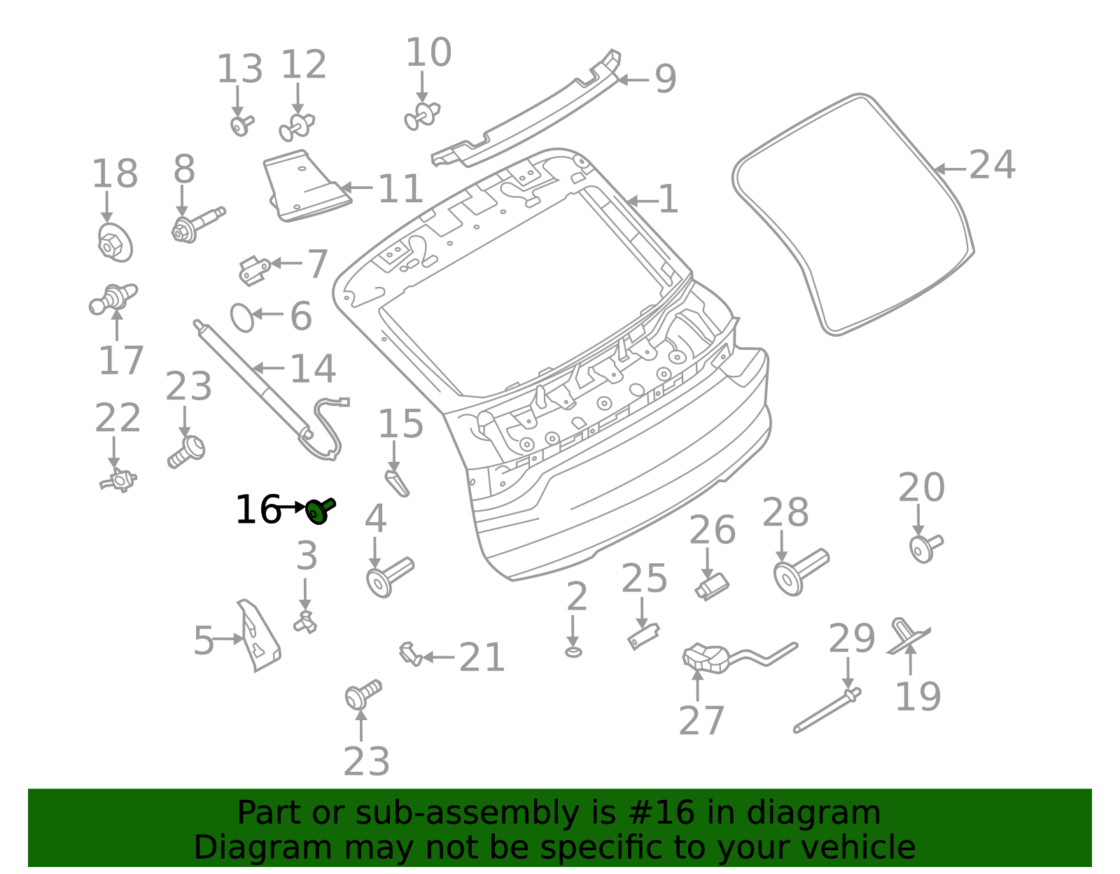 Lift Cylinder Bolt - Porsche (N-106-320-04)