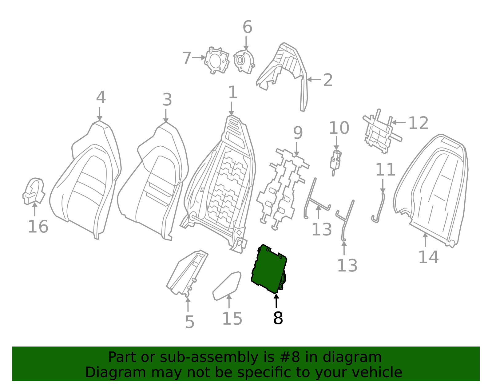 Lumbar Support - Porsche (971-898-038)