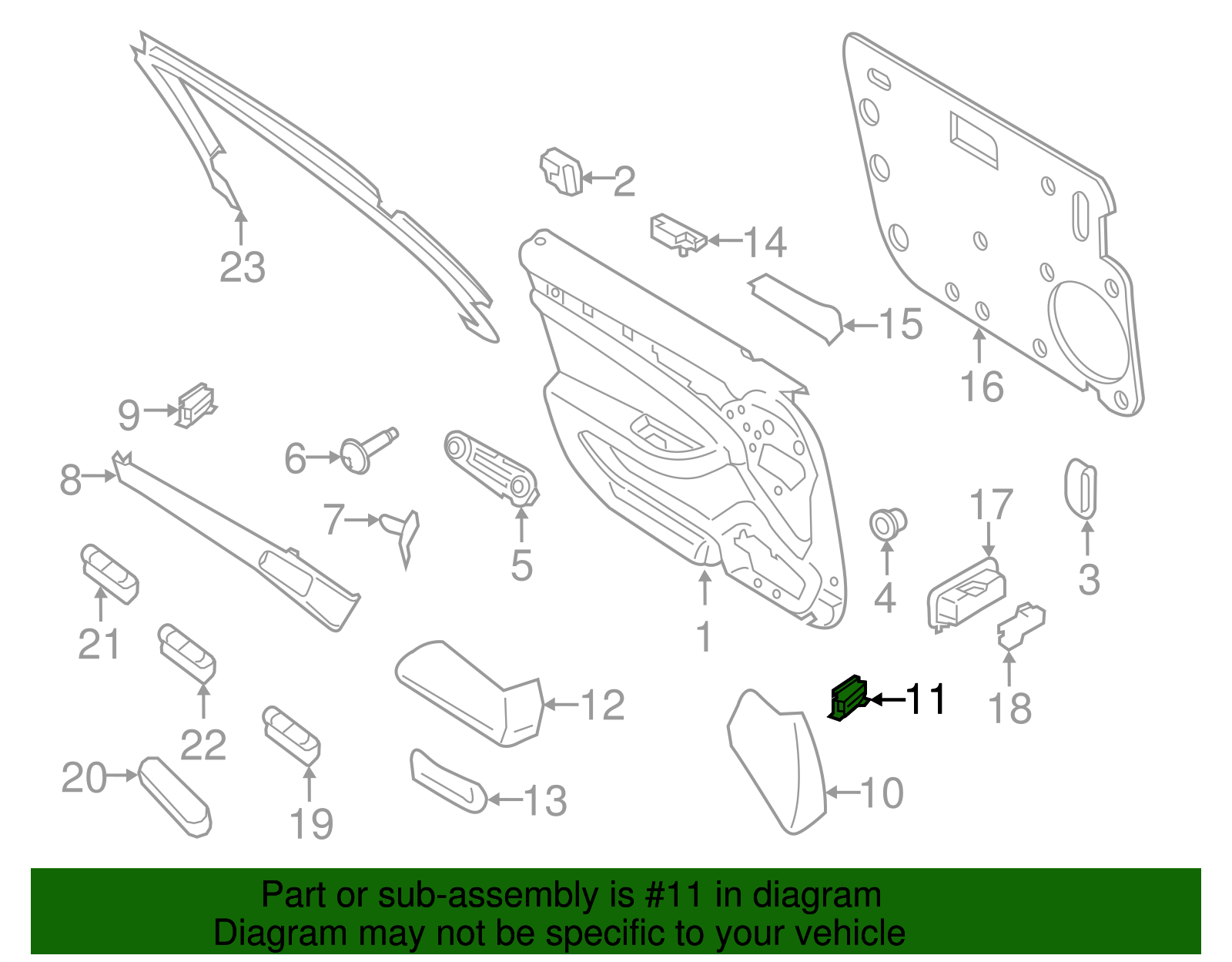 Trim Molding Clip - Porsche (955-552-107-00)