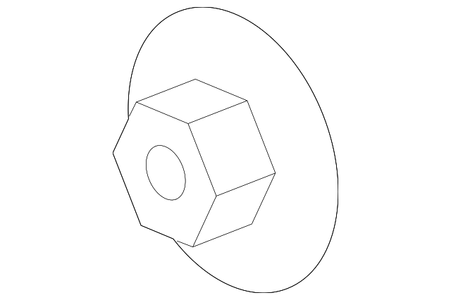 Fender Liner Nut - Porsche (999-049-007-40)