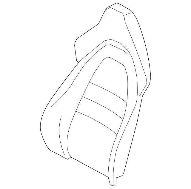 Seat Back Cover - Porsche (971-881-805-EK-GHB)