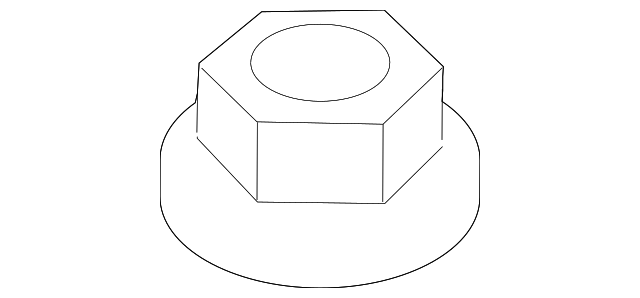 Suspension Stabilizer Bar Bracket Nut - Porsche (900-380-008-01)