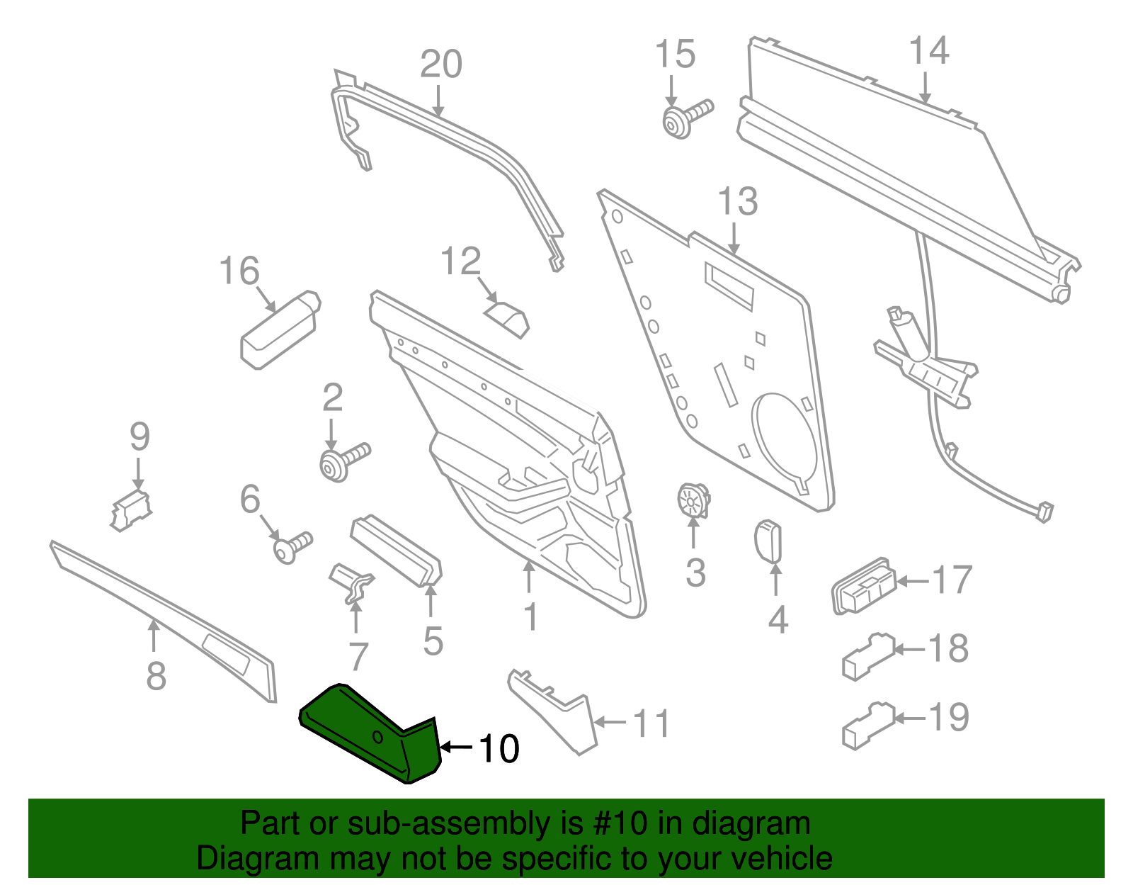 Speaker Grille - Porsche (971-035-293-D-5Q0)