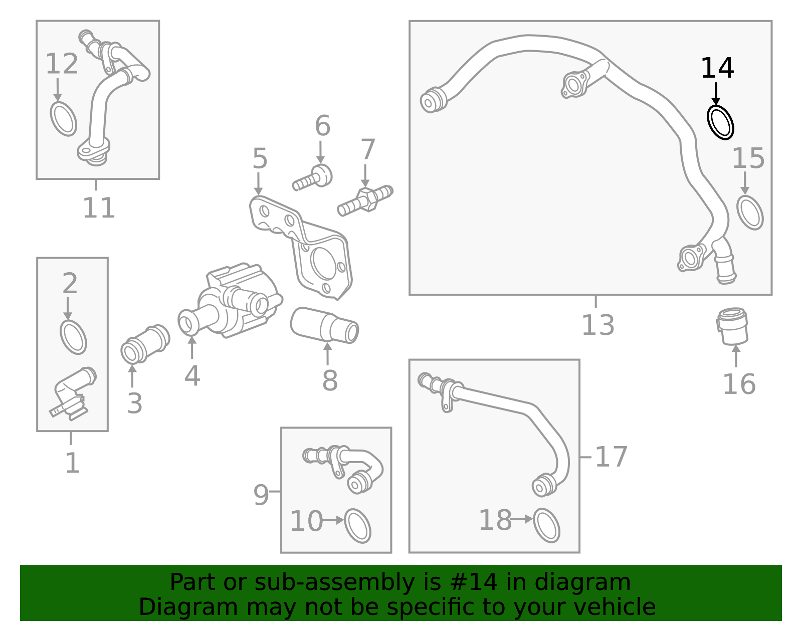 Water Inlet Pipe O-Ring - Porsche (999-707-517-41)