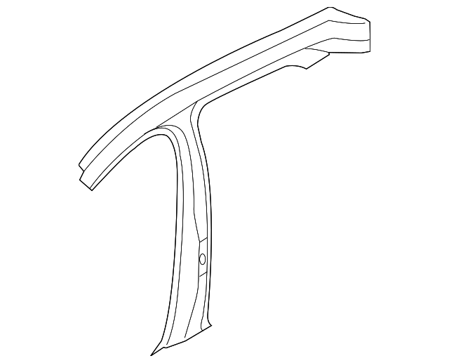 Center Pillar - Porsche (971-809-432-Y-GRV)
