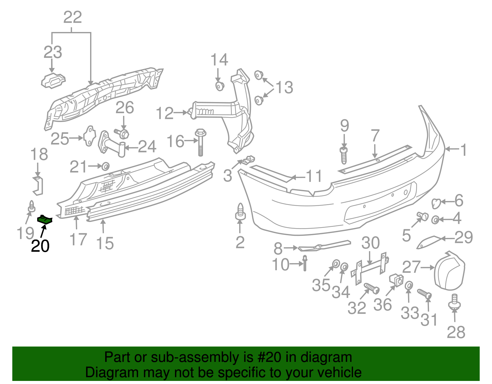 Bumper Cover Lock Nut - Porsche (999-507-072-02)