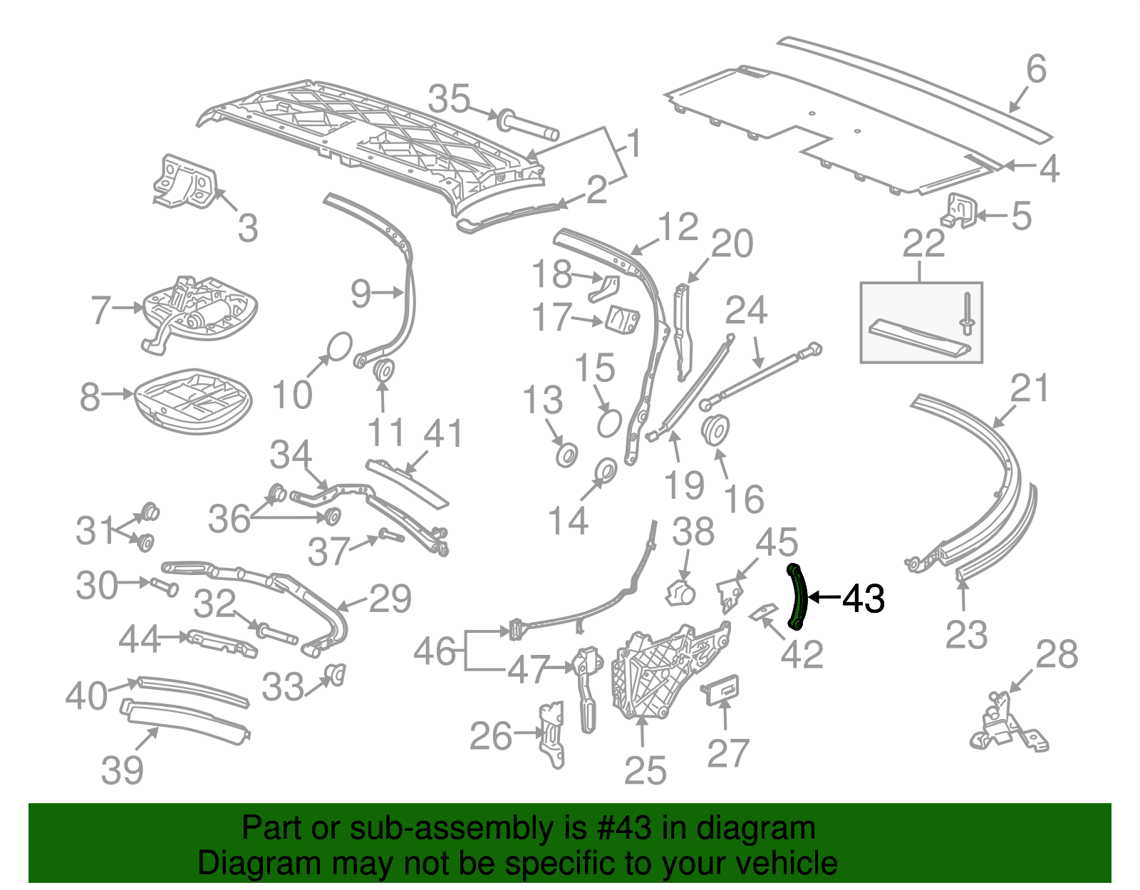 Lever - Porsche (996-561-051-01)