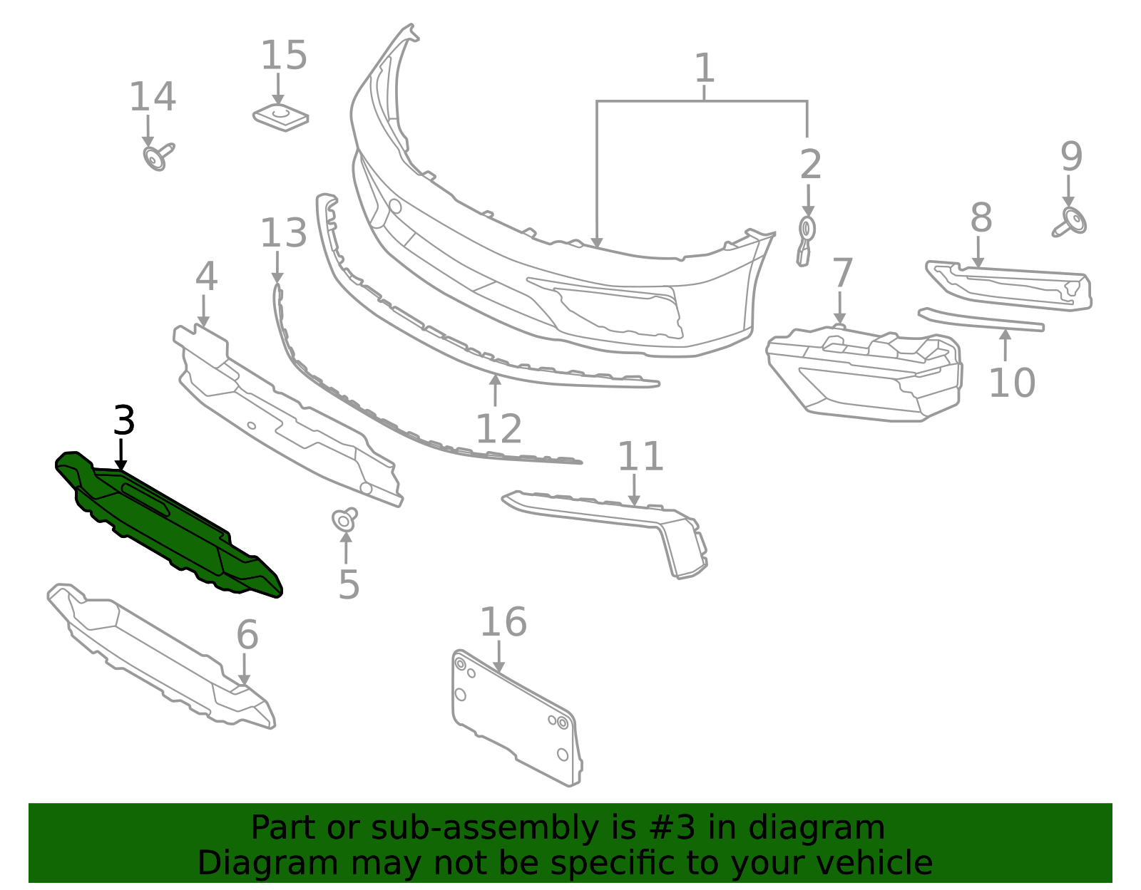 Center Grille - Porsche (992-807-681-AR-OK1)