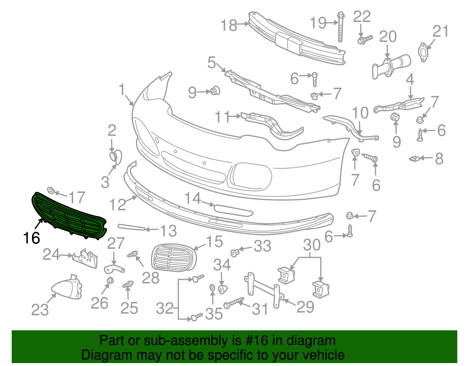 Air Inlet - Porsche (996-505-561-00-01C)