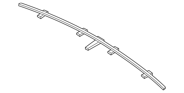 Center Molding - Porsche (971-827-044-D-041)