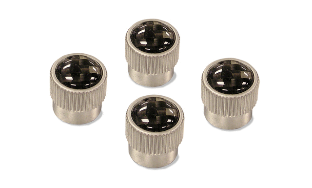 Carbon Fiber Valve Stem Cap Sets - Porsche (PNA-705-002-01)