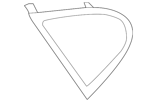 Quarter Glass - Porsche (971-845-298-N)