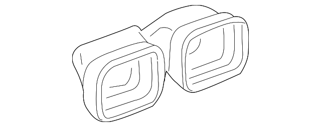 Center Duct - Porsche (997-572-769-00)