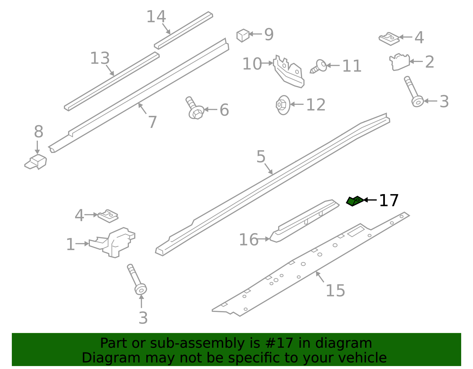 Carrier Rear Bracket - Porsche (9Y0-853-957)