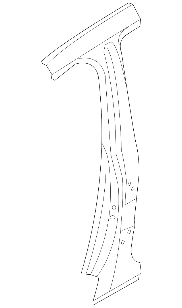 Inner Pillar - Porsche (970-502-245-01-GRV)