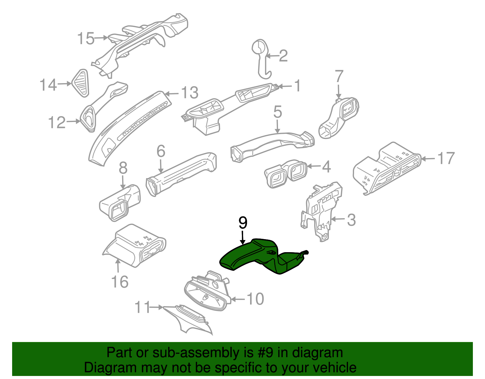 Lower Duct - Porsche (997-572-793-02)
