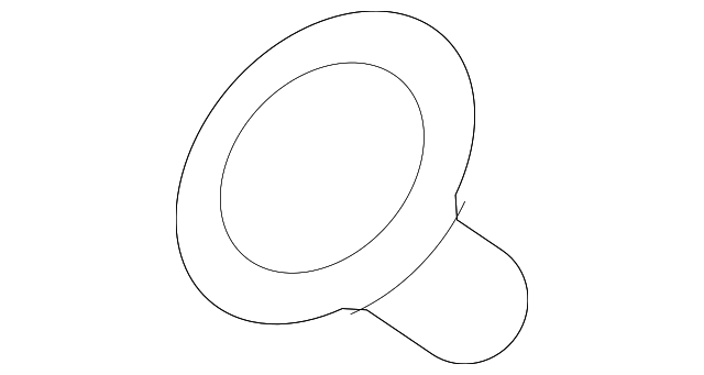 Emblem Nut - Porsche (WHT-004-974)