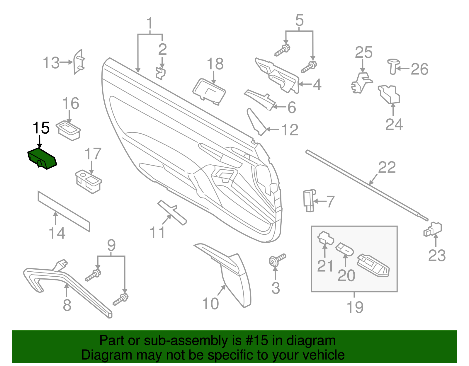 Memory Switch - Porsche (970-613-103-51-DML)