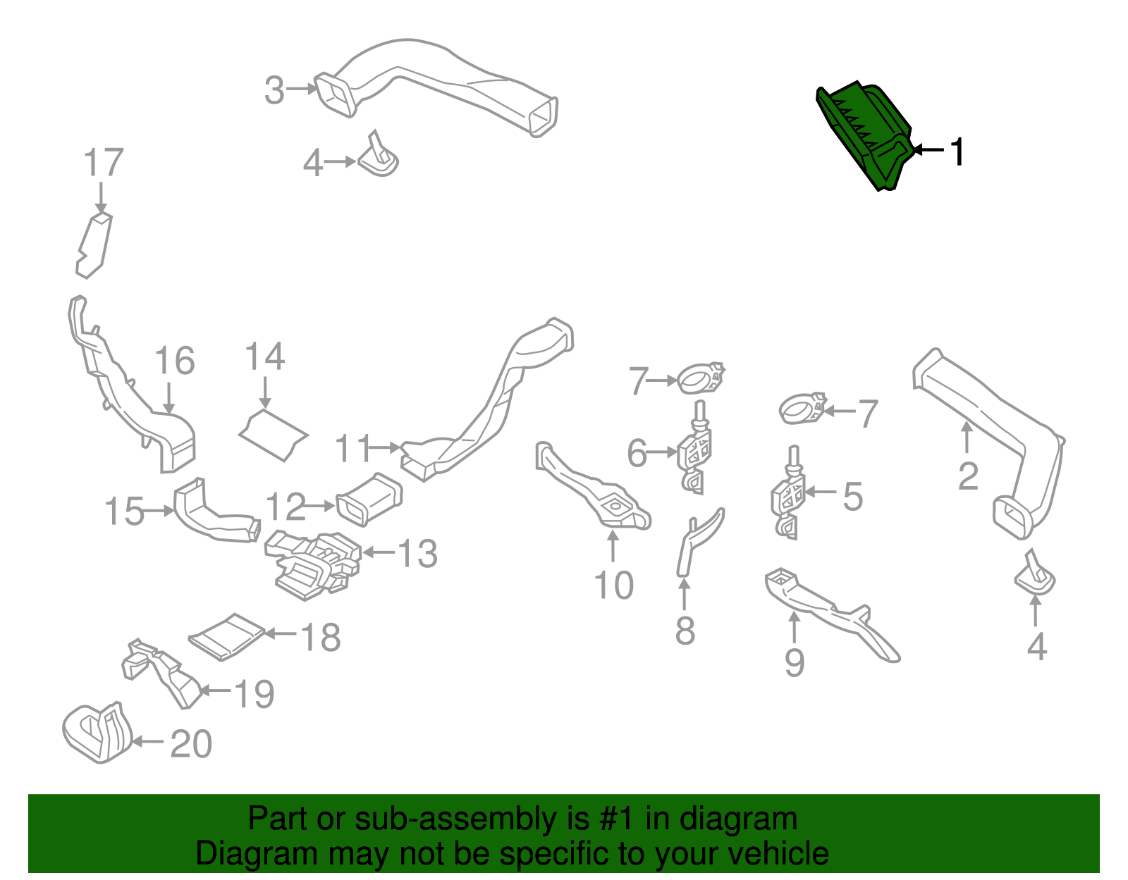 Air Inlet - Porsche (9A7-815-129-00)