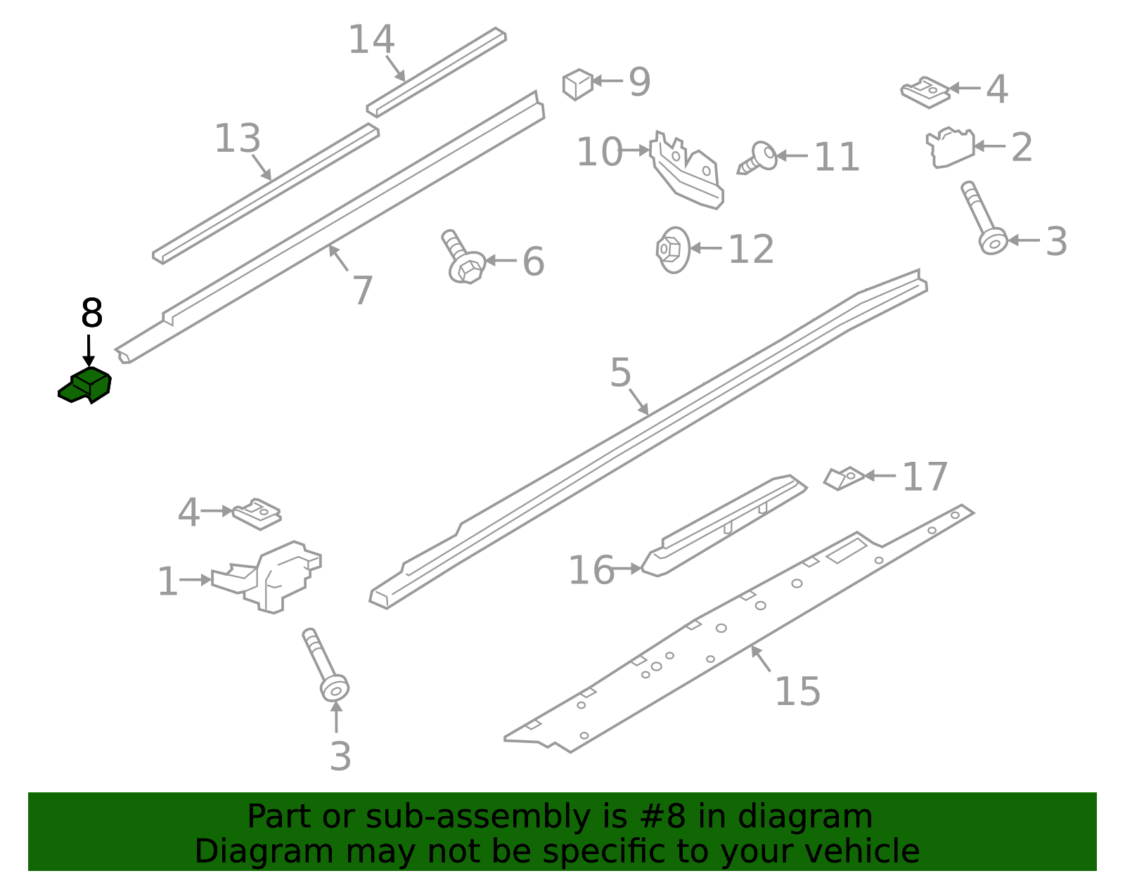 Mount Bracket Front Extension - Porsche (9Y0-853-455)