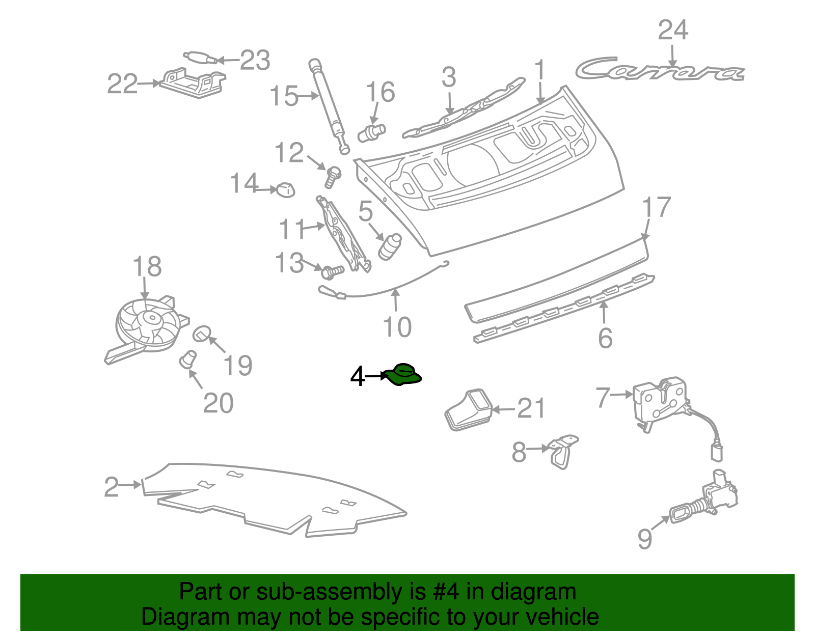 Insulation Fastener - Porsche (999-049-020-40)