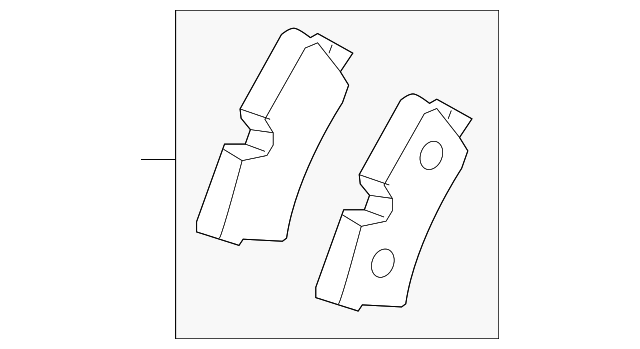 1 Set Of Brake Pads - Porsche (95B-698-451-H)