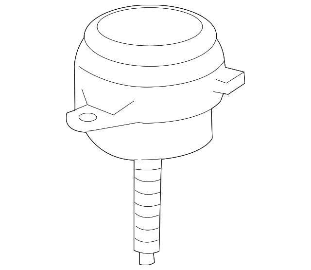 Mount Insulator - Porsche (993-375-049-09)