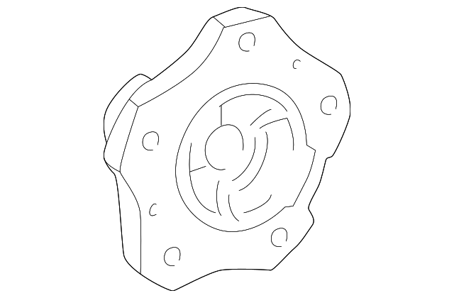 Hub - Porsche (99733160504)