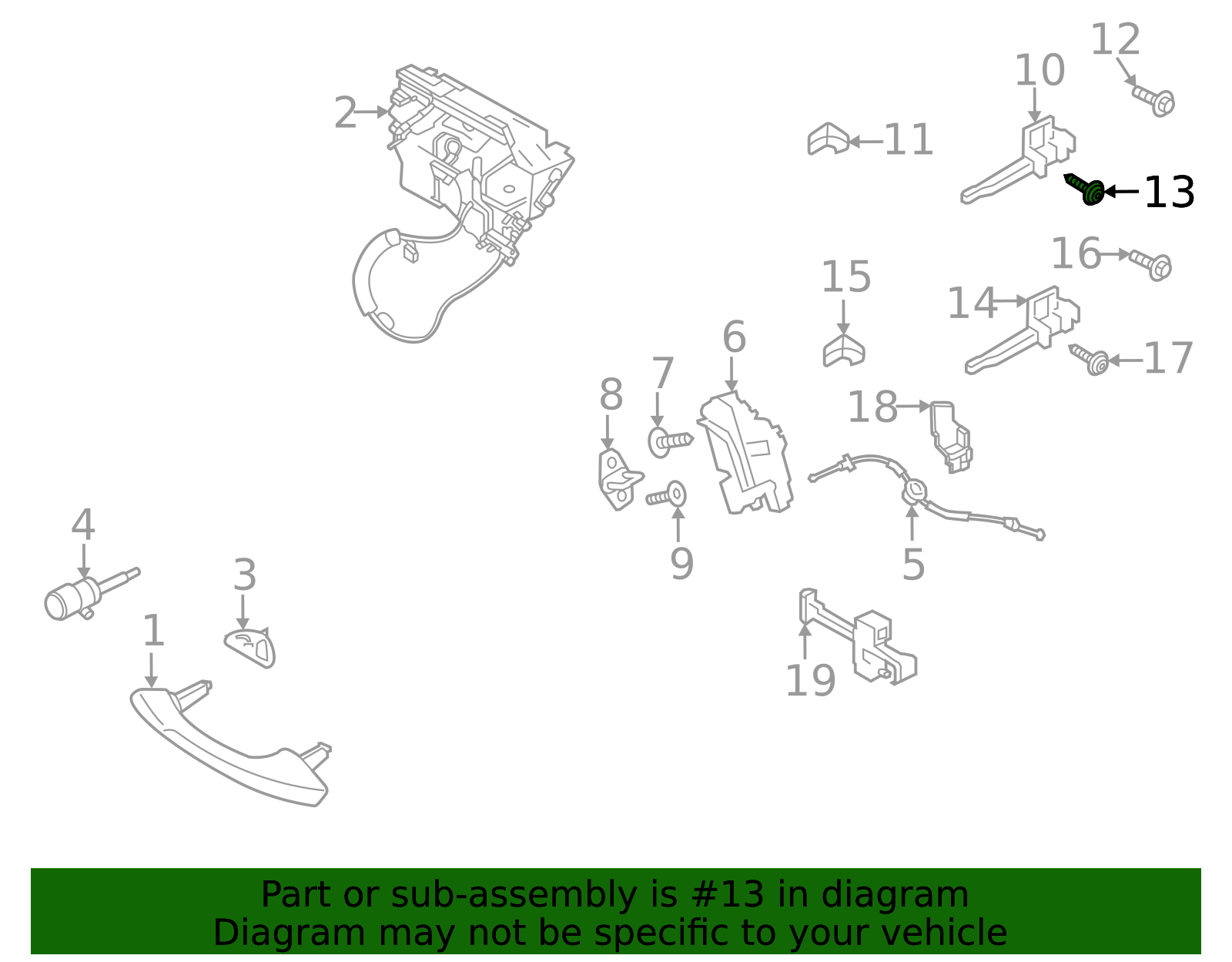 Upper Hinge Bolt - Porsche (PAF-008-485)