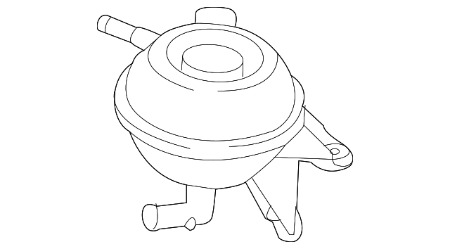 Engine Coolant Reservoir - Porsche (958-106-407-00)