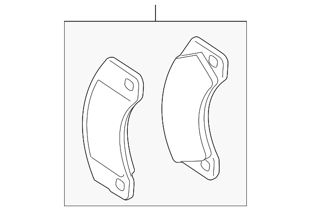 1 Set Of Brake Pads - Porsche (971-698-151-AA)