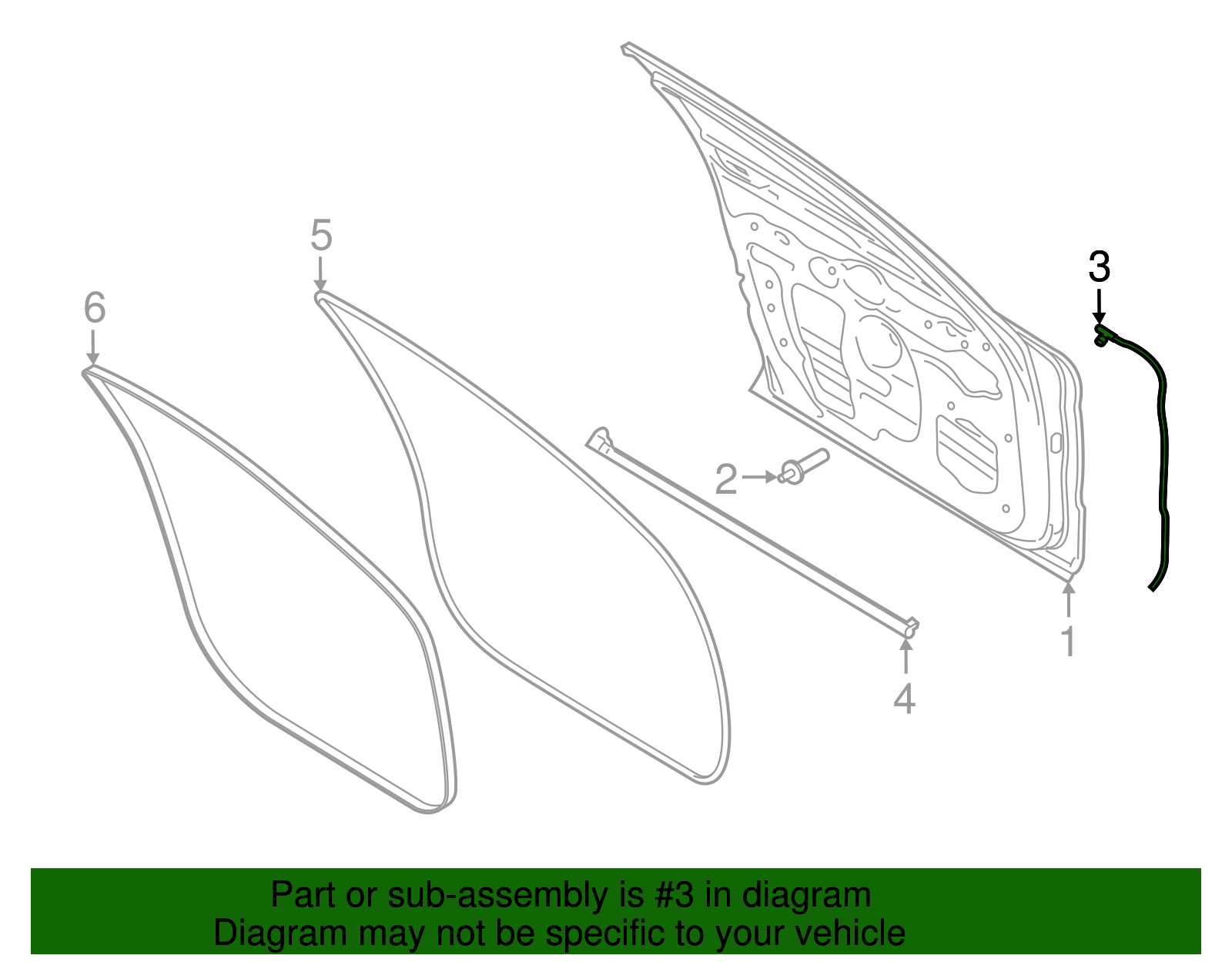 Front Weather-Strip - Porsche (971-837-773)