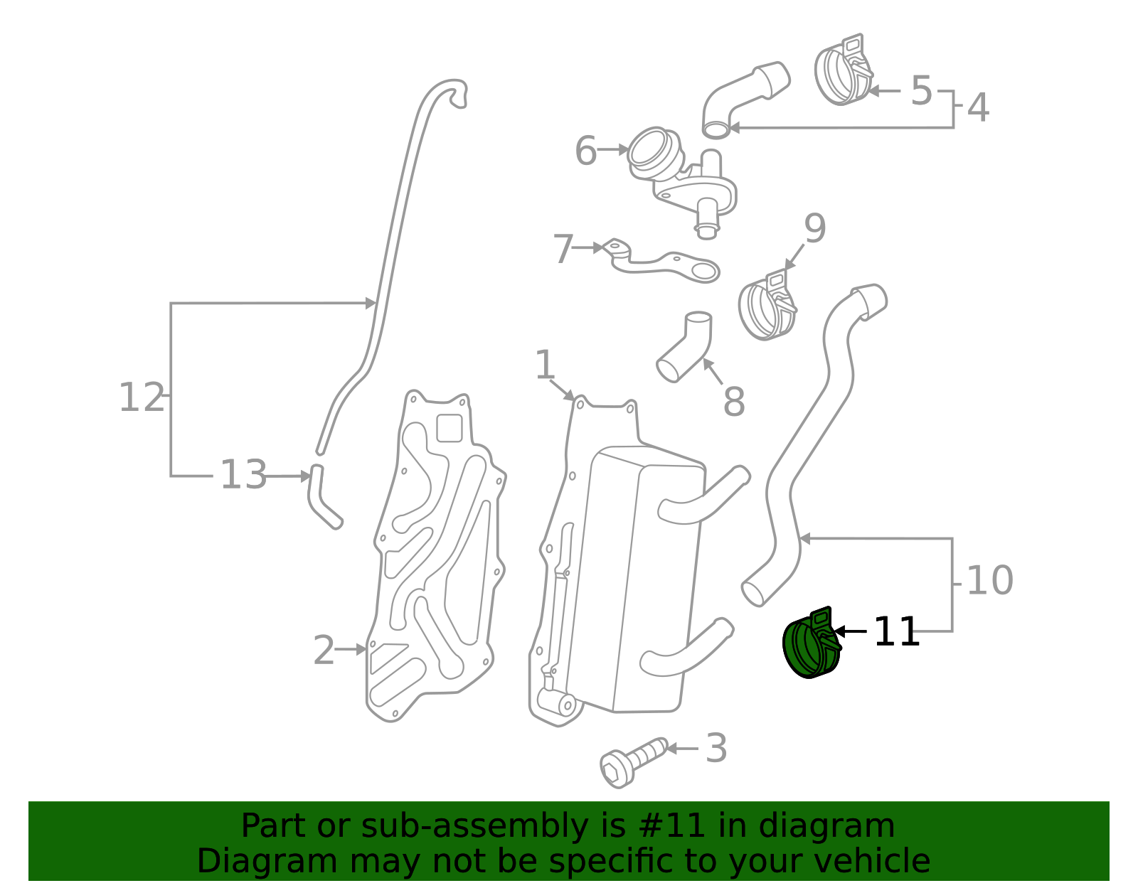 Water Outlet Clamp - Porsche (PAF-008-538)