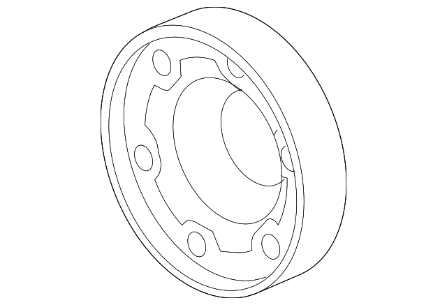 Cv Axle Shaft Carrier Bearing Cover - Porsche (9P1-407-575)