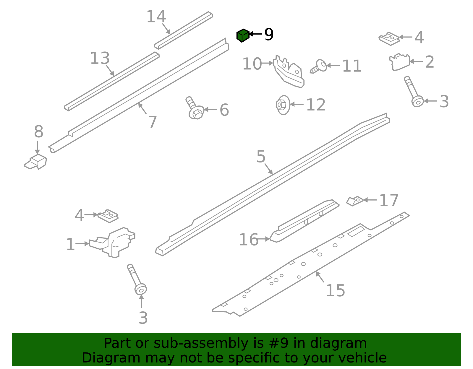 Mount Bracket Rear Extension - Porsche (9Y0-853-658)
